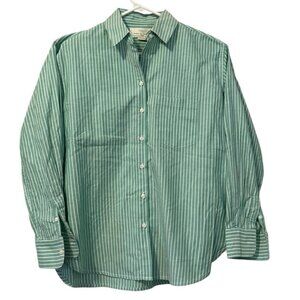 Trovata Birds Of Paradis Classic Button Up Shirt Women‎ Size XS Designer Modern